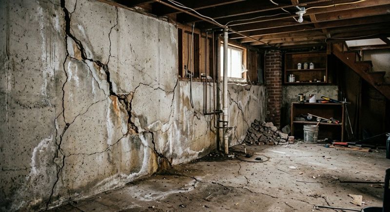 Basement Crack Repair in Collingswood, NJ