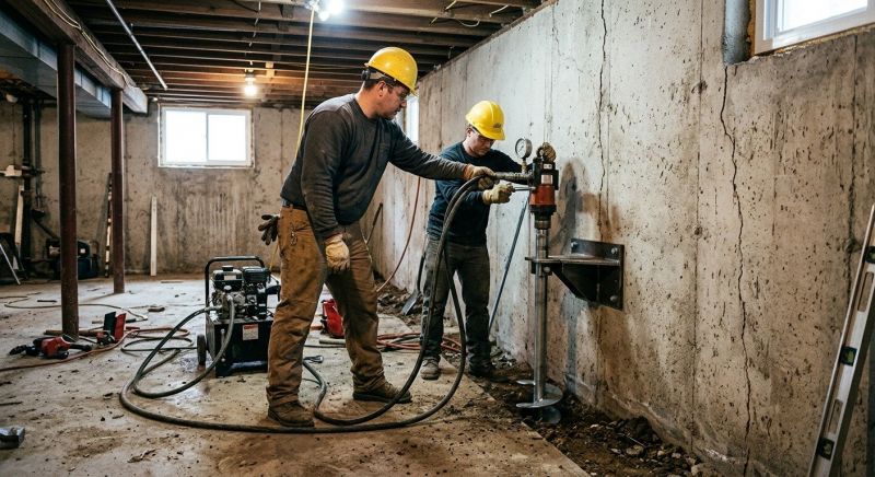 Basement Stabilization in Collingswood, NJ