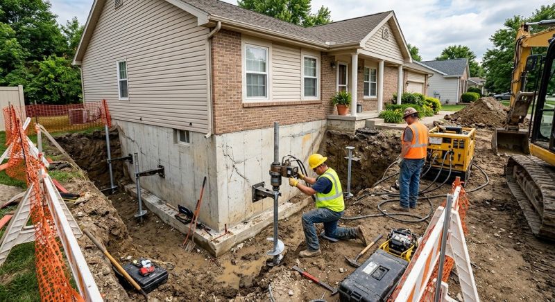 Building Foundation Repair in Bordentown, NJ