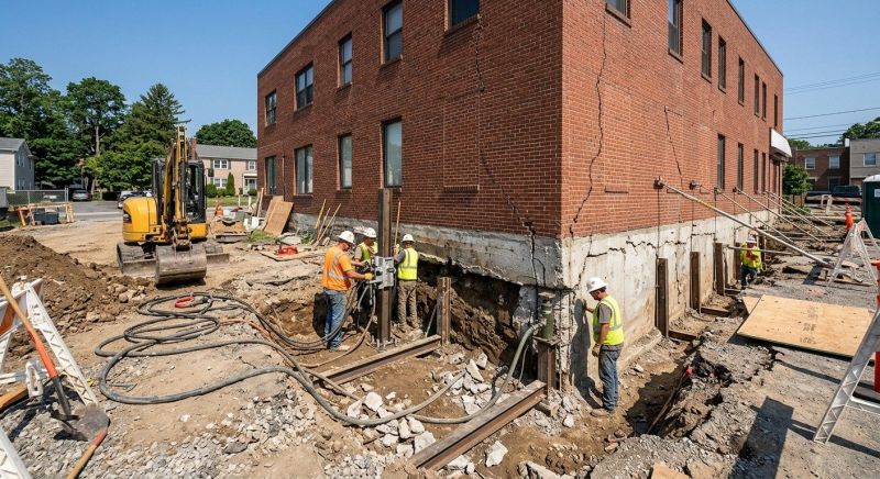 Building Foundation Repair in Clementon, NJ