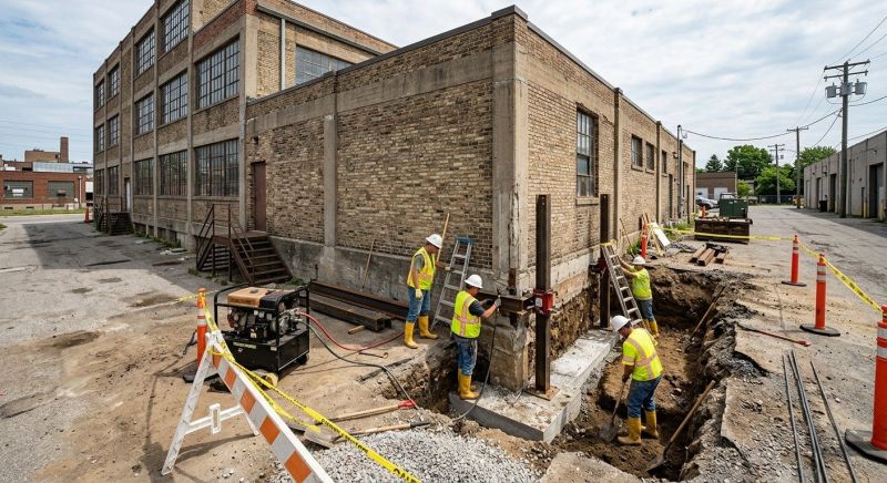Building Foundation Repair in Lansdowne, PA