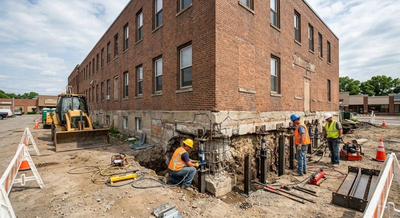 Commercial Foundation Repair in Collingswood, NJ
