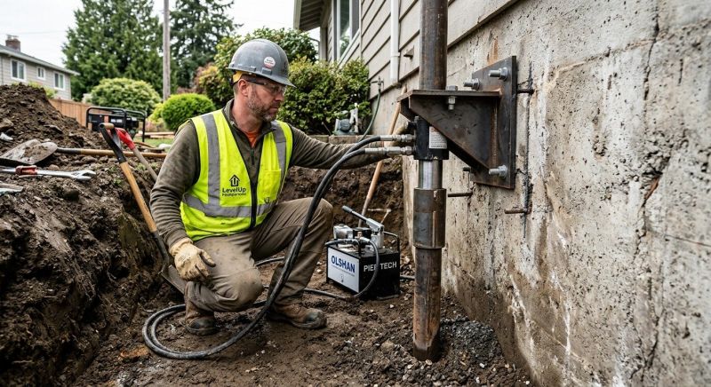 Concrete Foundation Leveling in Berwyn, PA