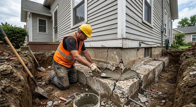 Concrete Foundation Repair in Birmingham, NJ