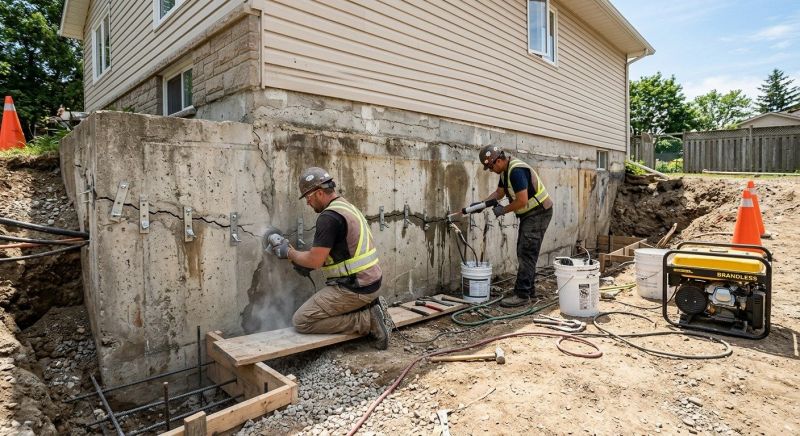 Concrete Foundation Repair in Bristol, PA