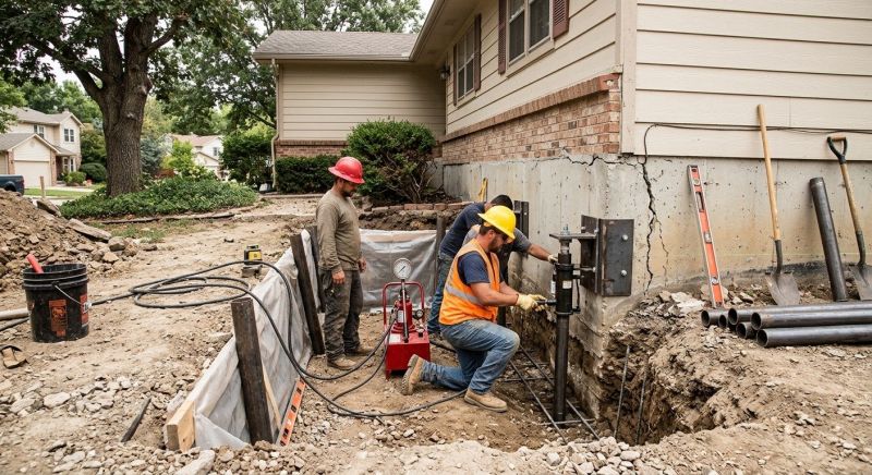 Concrete Foundation Repair in Drexel Hill, PA