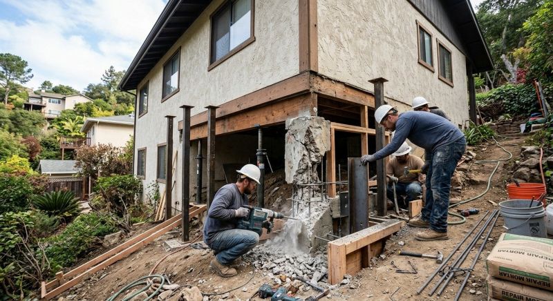 Concrete Foundation Repair in Lansdowne, PA
