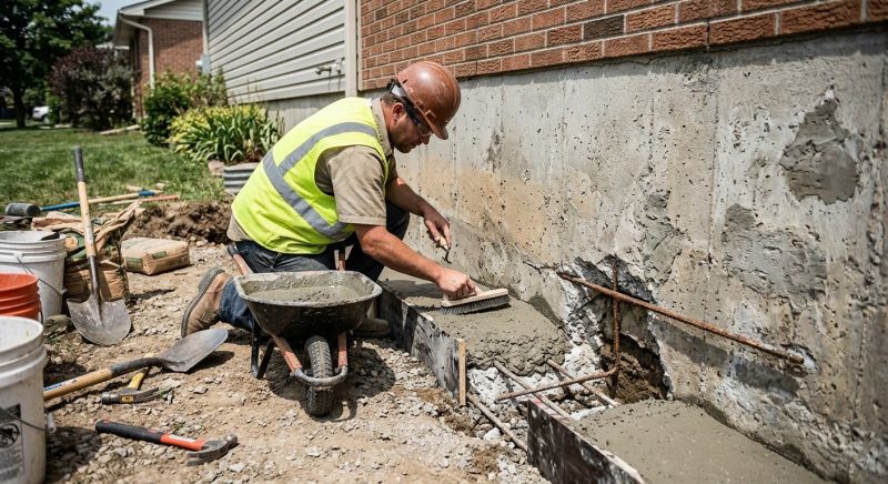 Concrete Foundation Repair in Morrisville, PA