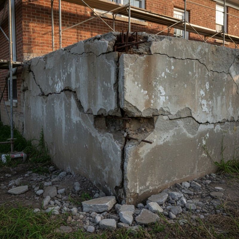 Cracked Foundation Repair in Burlington, NJ