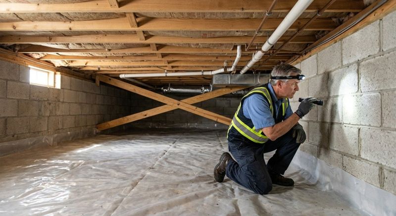 Crawl Space Leveling in Collingswood, NJ
