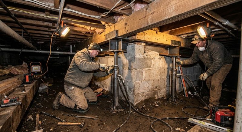 Crawlspace Foundation Repair in Springfield, PA
