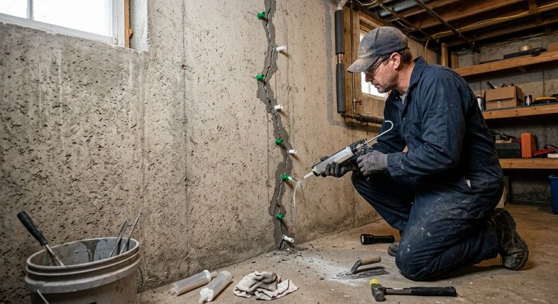 Foundation Crack Repair in Chester, PA