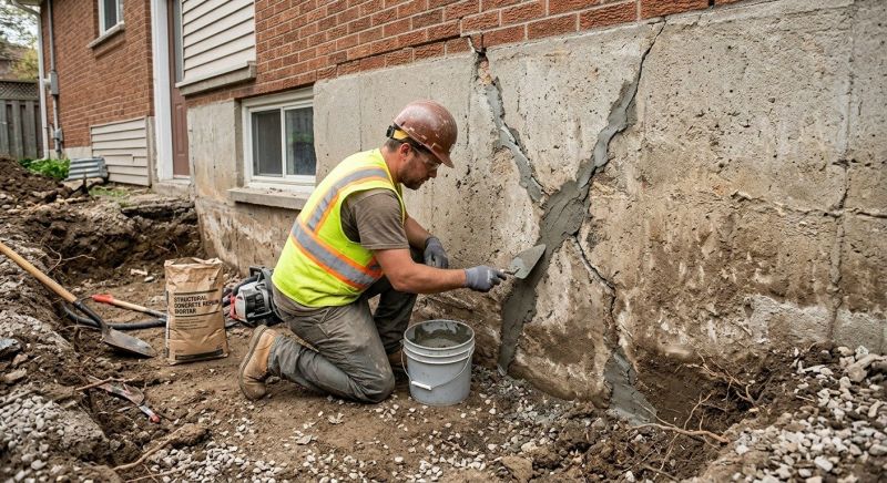 Foundation Crack Repair in Norristown, PA