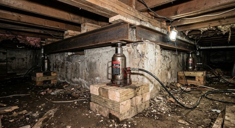 Foundation Jacking in Ambler, PA