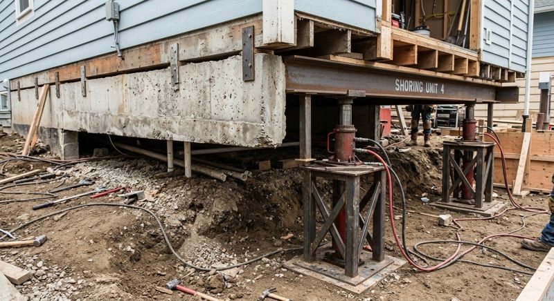 Foundation Jacking in Aston, PA