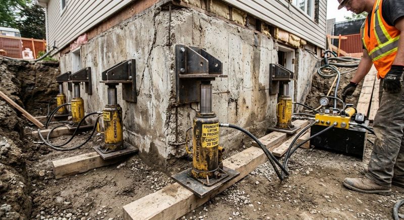 Foundation Jacking in Bordentown, NJ