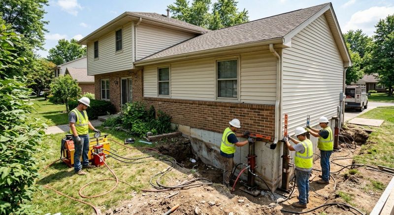 Foundation Jacking in Haddonfield, NJ