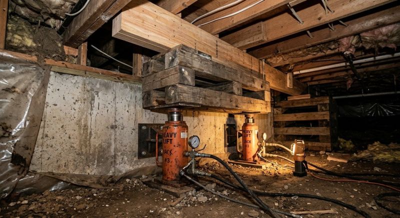 Foundation Jacking in Hatboro, PA