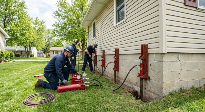 Foundation Jacking in Marcus Hook, PA