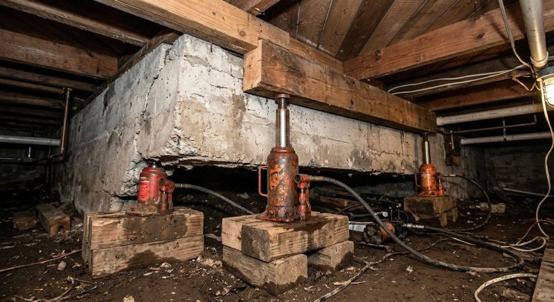 Foundation Jacking in Norristown, PA