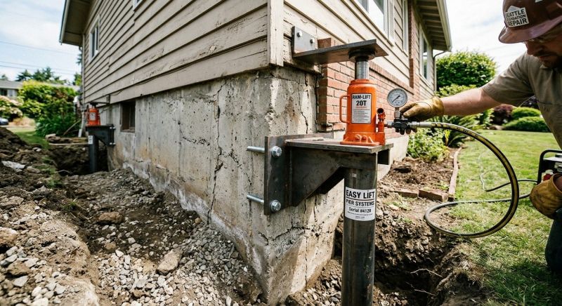 Foundation Lifting in Upper Darby, PA