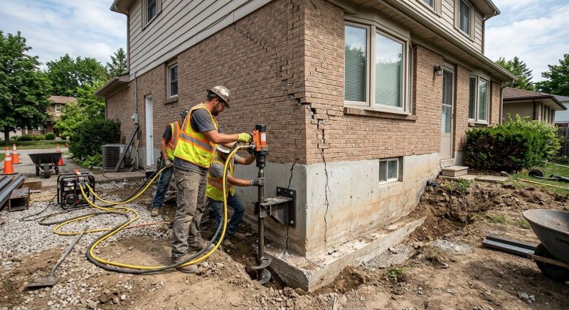 Foundation Lifting in Williamstown, NJ