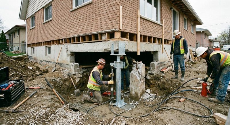 Foundation Pier Repair in Collingswood, NJ