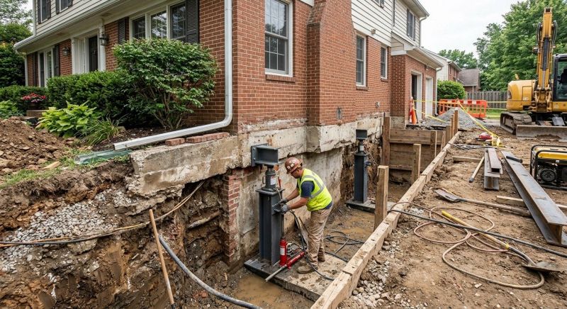 Foundation Raising in Blue Bell, PA