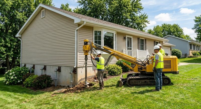 Foundation Raising in Waterford Works, NJ