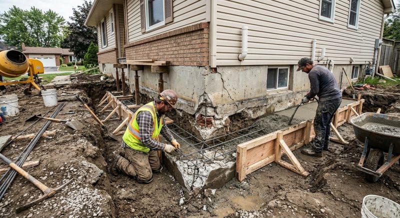 Foundation Repair in Aston, PA