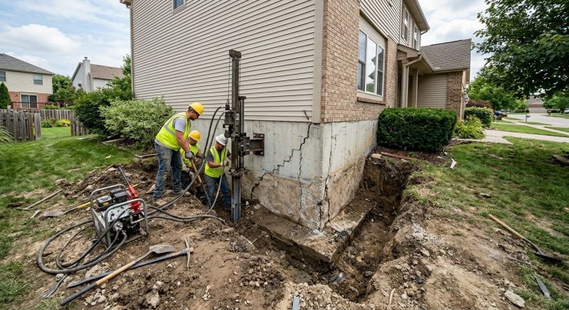 Foundation Stabilizing in Dresher, PA