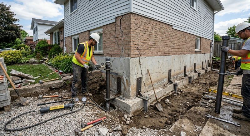 Foundation Stabilizing in Havertown, PA