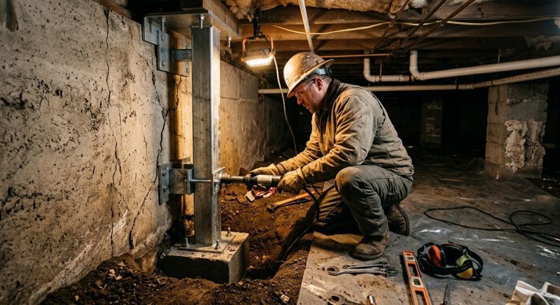 Foundation Stabilizing in North Wales, PA