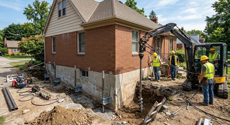 Foundation Stabilizing in Waterford Works, NJ
