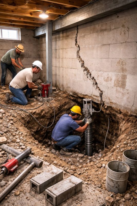 Foundation Structural Repair in Blackwood, NJ