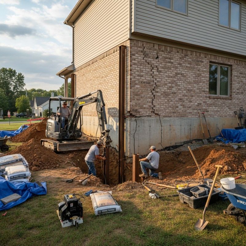 Foundation Structural Repair in Gladwyne, PA