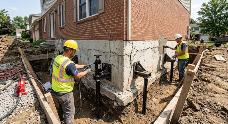 Foundation Structural Repair in Levittown, PA