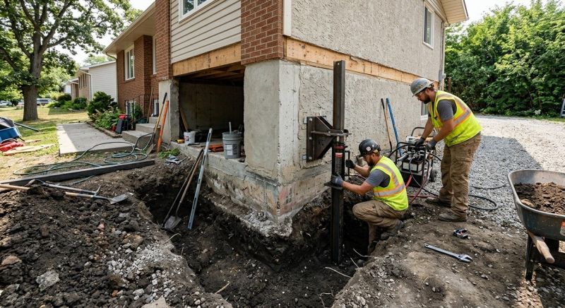 Foundation Structural Repair in Newtown, PA