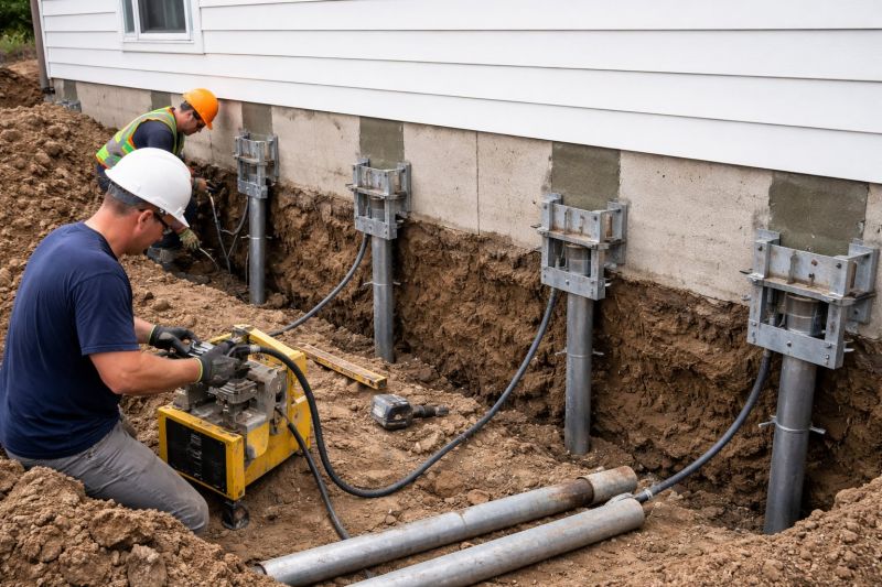 Helical Piers Installation in Collingswood, NJ