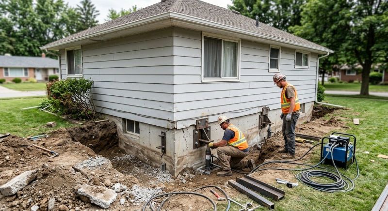 House Foundation Repair in Clayton, NJ