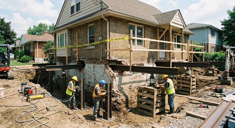 House Foundation Repair in Clayton, NJ