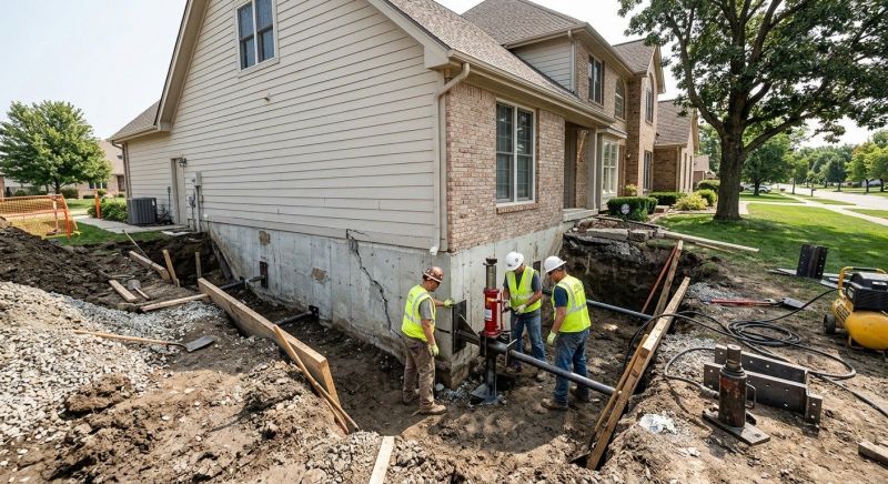 House Foundation Repair in Gladwyne, PA