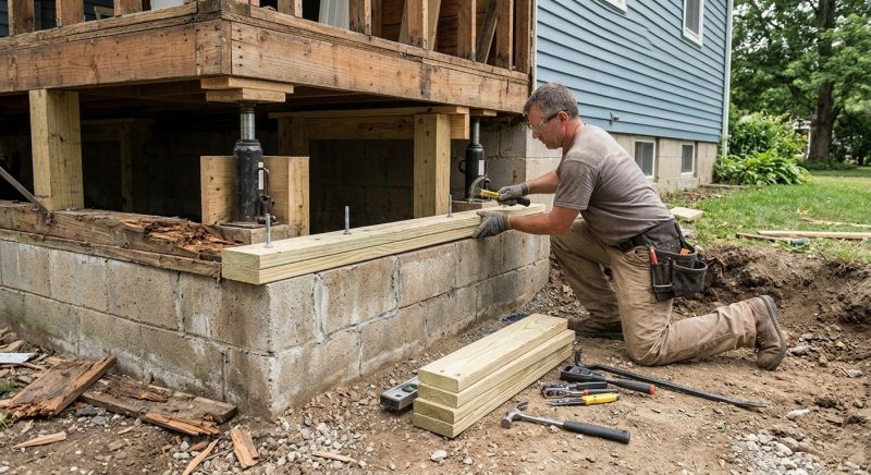 House Foundation Repair in Springfield, PA