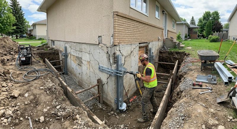 House Foundation Repair in Williamstown, NJ