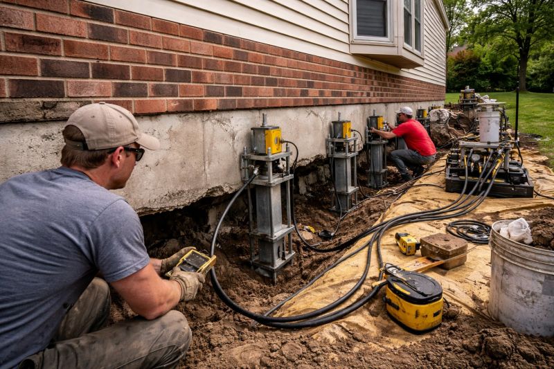 Settling Foundation Service in Chester, PA