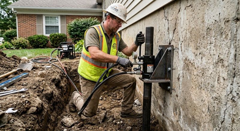 Settling Foundation Service in Glenside, PA