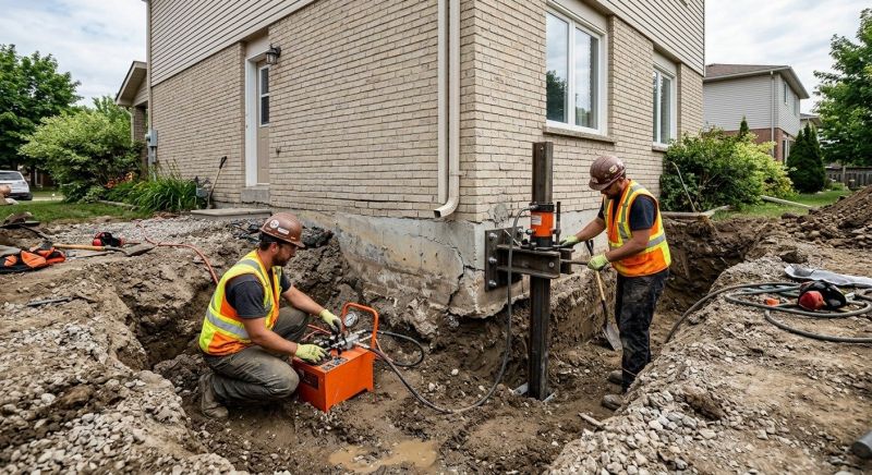 Sinking Foundation Lifting in Collingswood, NJ