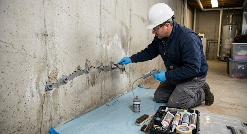 Structural Crack Repair in Collingswood, NJ