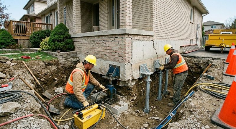 Structural Foundation Repair in Newtown, PA