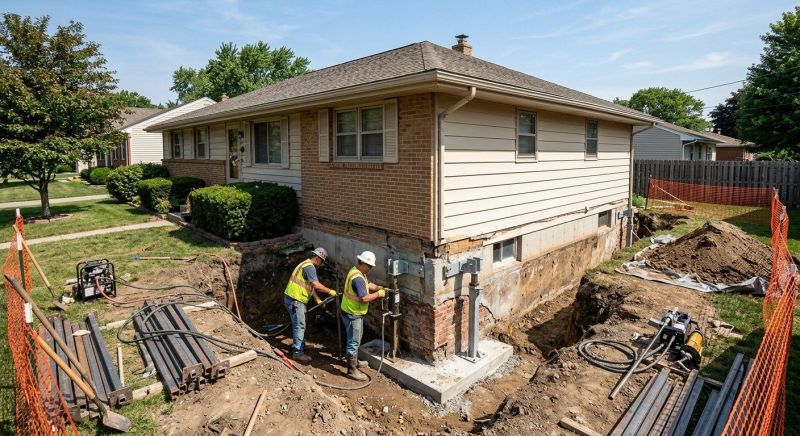 Structural Foundation Repair in Newtown Square, PA